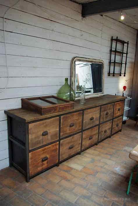 Çok Çekmeceli Ahşap Konsol Modeli CN 1005