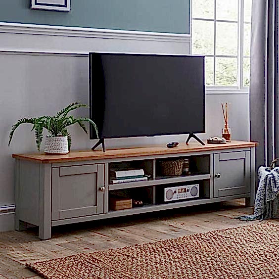 TVU 1006 HASIR AHŞAP TELEVİZYON ÜNİTESİ